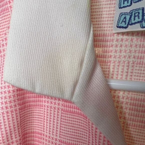 Vintage Pink Plaid House Dress by Housin Around - Picture 8 of 9
